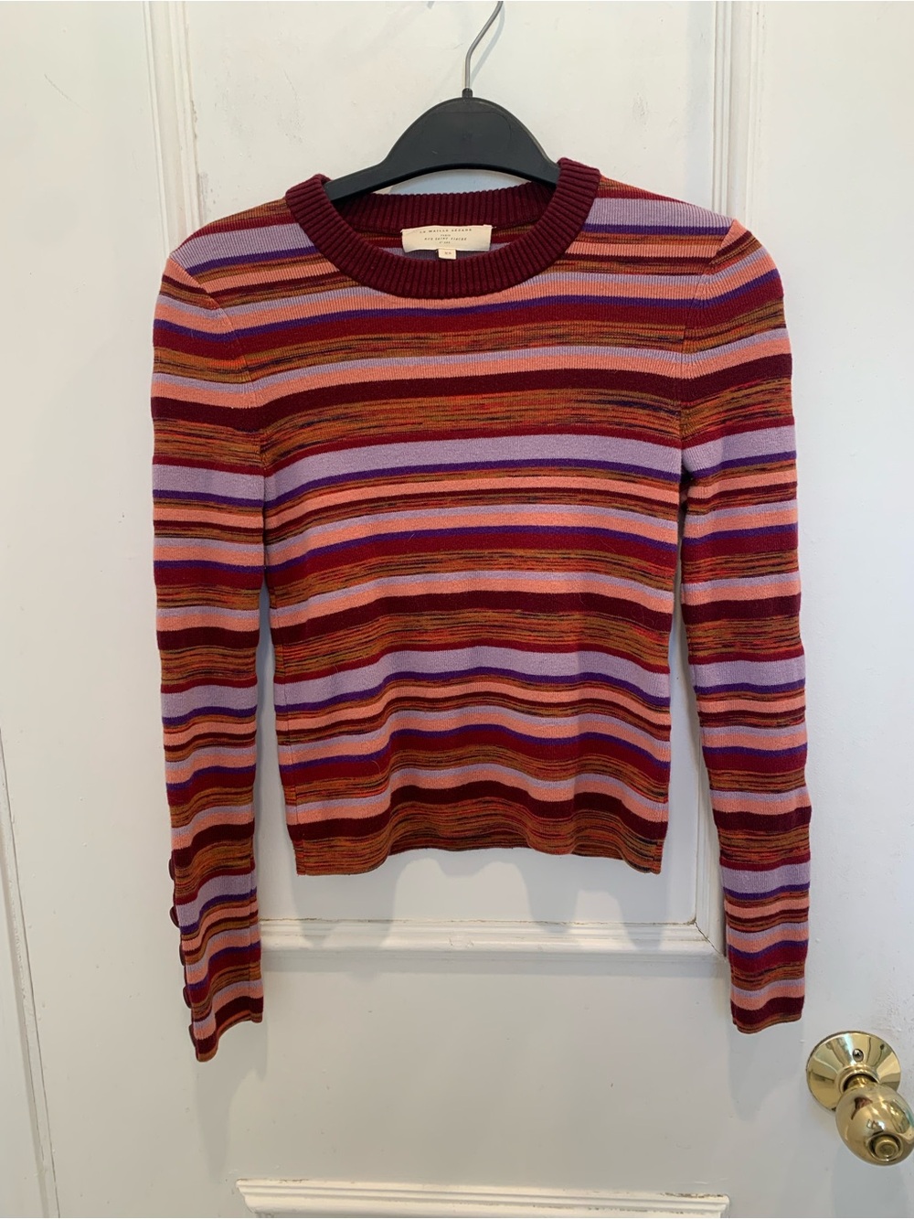 La Maille Sezane striped long sleeve sweater. Size XS